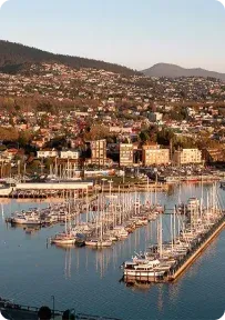Hobart city view