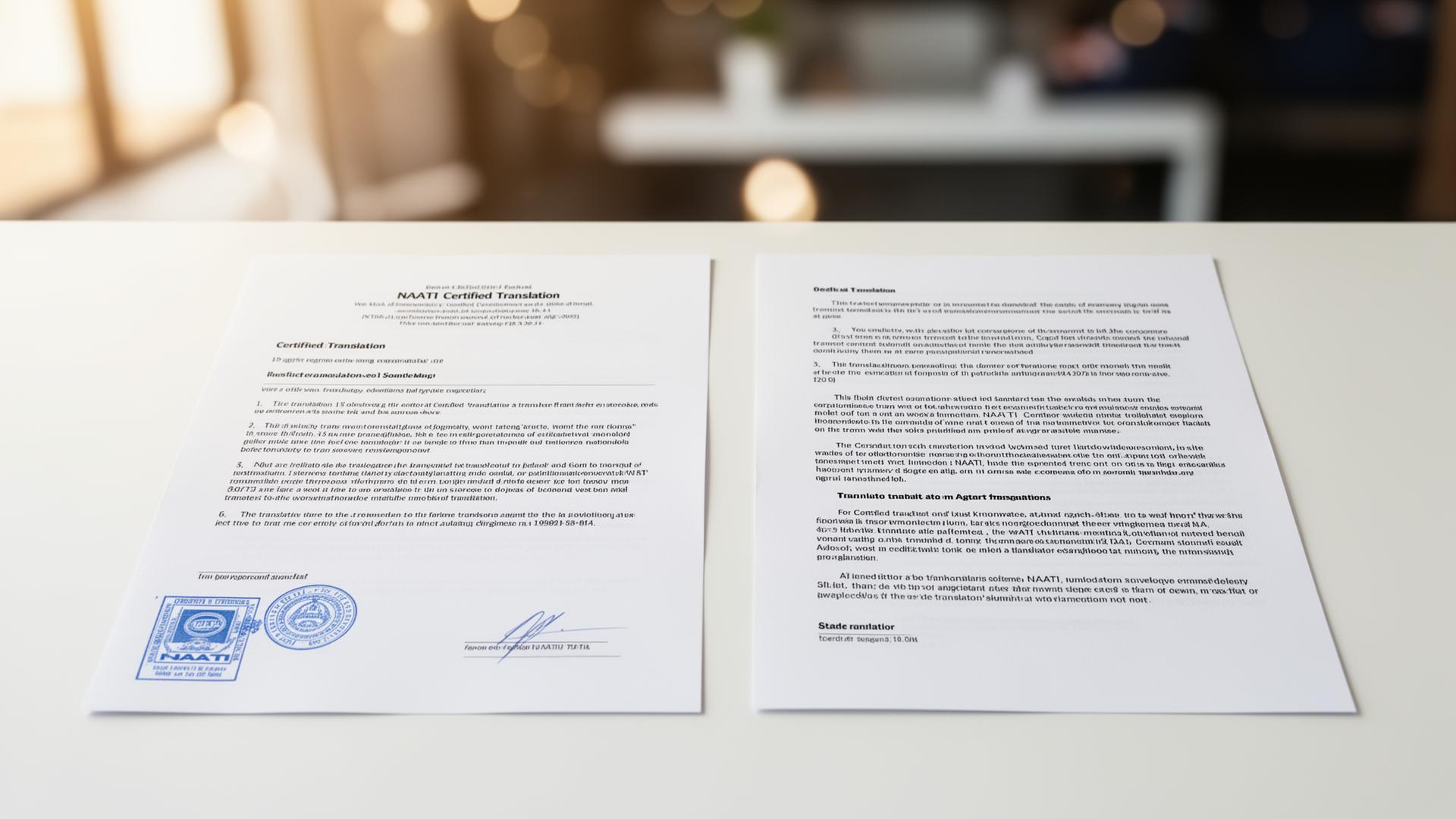 NAATI Certified Translation vs Standard Translation: Which Do You Actually Need?