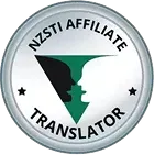 NZSTI (New Zealand Society of Translators and Interpreters) logo